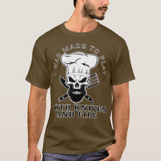 Camiseta Chef Beard Skeleton Bake Skull Skeletal Co