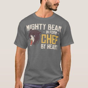 Camiseta Chef Beast Animal Lover Bear Cooking Comidas