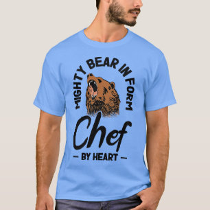 Camiseta Chef Beast Animal Lover Bear Cooking Comidas