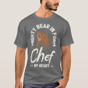 Camiseta Chef Beef Animal Lover Bear Cooking