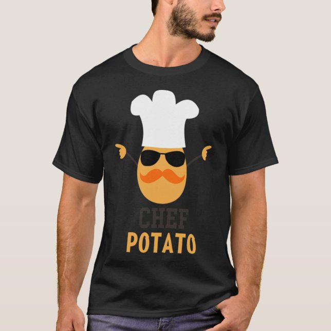 Camiseta chef birthday boy funny gourmet  (Anverso)