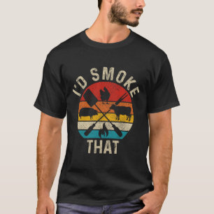 Camiseta Chef Carnicero Bbq Fumaría Eso Divertido Día del P