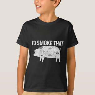 Camiseta Chef Carnicero Bbq Me Fumaría Ese Cerdo Cerdo Dive