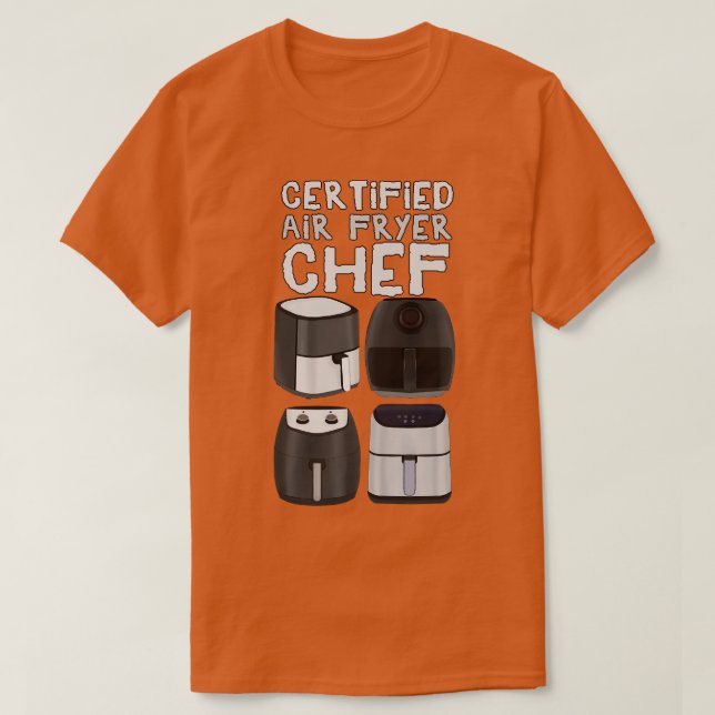 Camiseta Chef certificado de Air Fryer (Diseño del anverso)