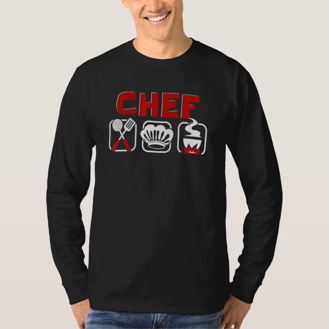 Camiseta Chef Chef Chef De Cuisine Küchenprofi Chef (Anverso)