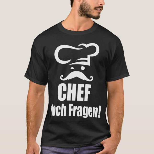 Camiseta Chef Chef Chef donut party astronaut pirate chef  (Anverso)