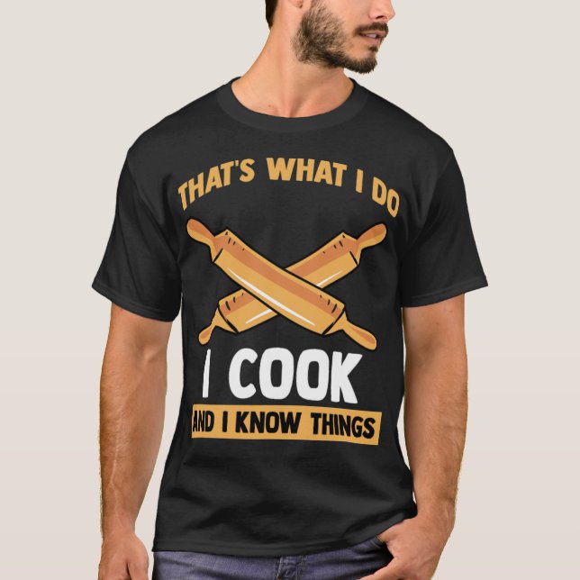 Camiseta Chef Chef Gourmet Chefs Hat Commercial Kitchen pir (Anverso)