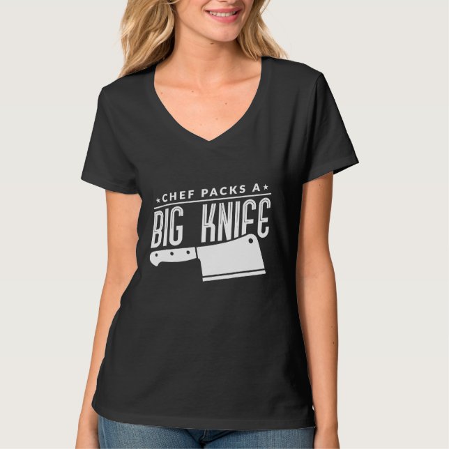 Camiseta Chef Chef Shirt Packs A Un Gran Chef (Anverso)