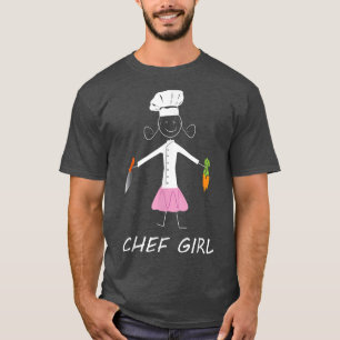 Camiseta Chef Chica Kitchen Restaurant Baking Cooking Enthu