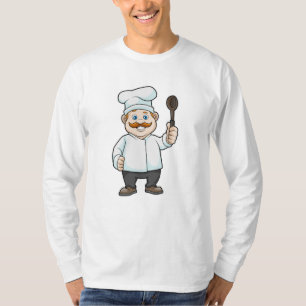 Camiseta Chef con cuchara de gorra y sopa del chef