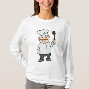 Camiseta Chef con cuchara de gorra y sopa del chef