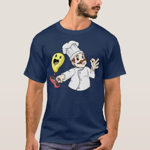 Camiseta Chef con gorra Chef Huevo frito y Pan