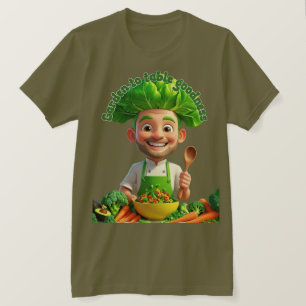 Camiseta Chef con Poder de las Plantas – Cocina con Amabili