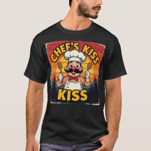 Camiseta Chef con un Personalizado retro gracioso