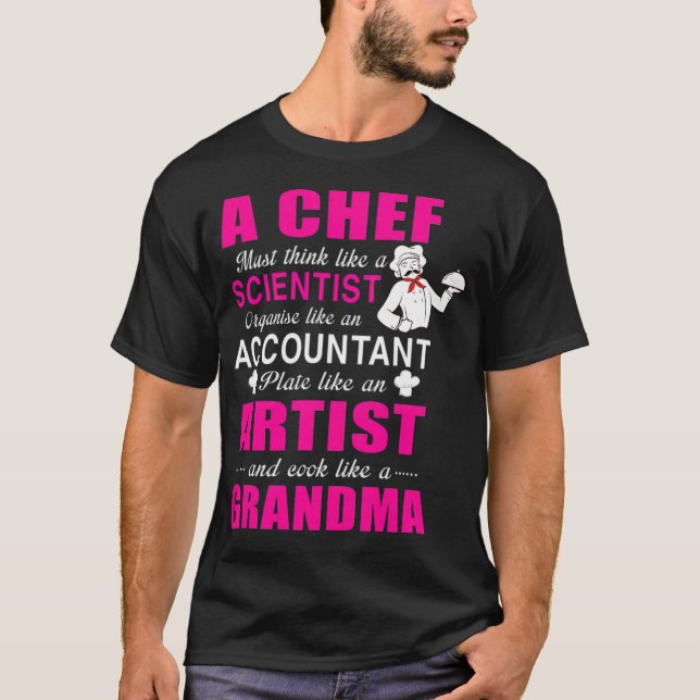 Camiseta Chef Cook ecavator donut (Anverso)