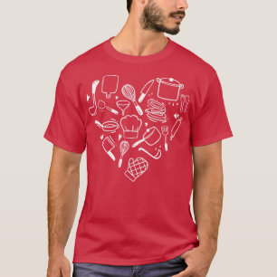 Camiseta Chef Cook Heart