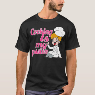 Camiseta Chef Cooking food donut chef (female)