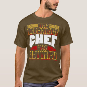Camiseta Chef Cooking Retired 