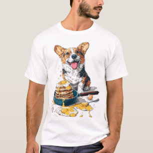 Camiseta Chef Corgi � Perro de Cocina Divertido