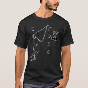 Camiseta Chef Costume Chaqueta Fiesta Halloween