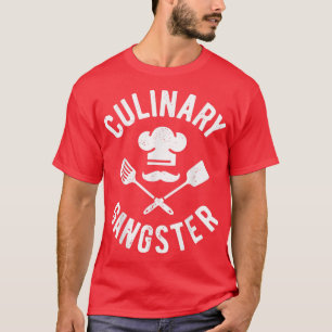 Camiseta Chef Culinario Gangster Hombres Mujeres Cocinando