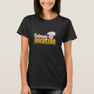 Camiseta Chef culinario Rockstar