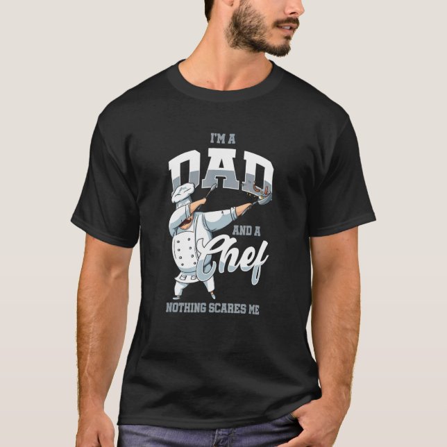 Camiseta Chef Dabbing Padre Cocina Cocina Cocina Restaurant (Anverso)