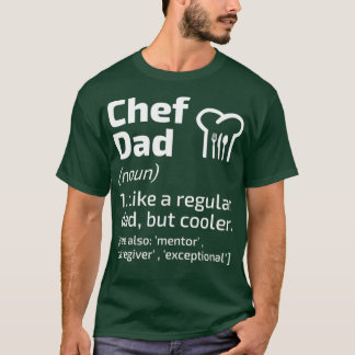 Camiseta Chef Dad Funny Definition Cook Cooking Lover