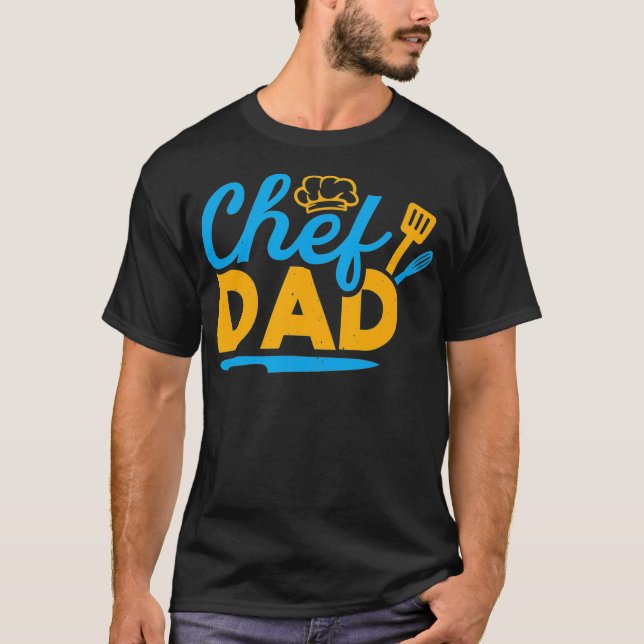Camiseta Chef Dad Sous Chefs culinario Cocina cocinando bbq (Anverso)
