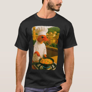 Camiseta Chef de camarones divertido cocina arroz frito con