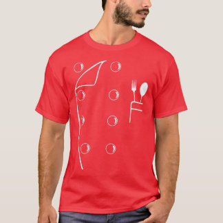 Camiseta Chef de cocina cocinando en chaleco para pastores
