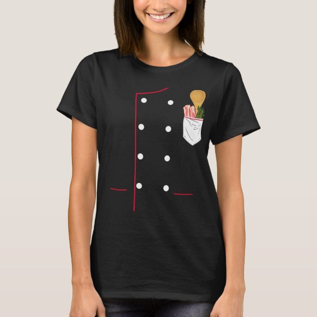 Camiseta Chef De Cocina Gratuita Para Los Clientes (Anverso)