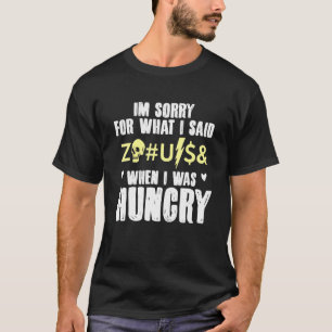 Camiseta Chef de Cocina Vintage Lo Siento Por Lo Que Dije C