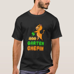Camiseta Chef de jardín gato gatito miau Hobby jardinero ja