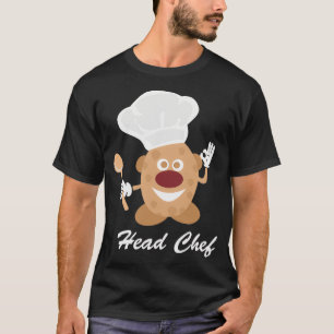 Camiseta Chef de la cabeza de la papa