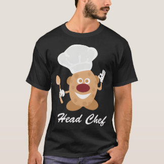 Camiseta Chef de la cabeza de la papa