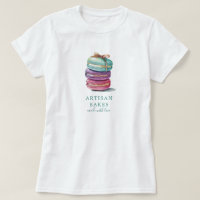 Chef de pastelería de postre de las galletas de co