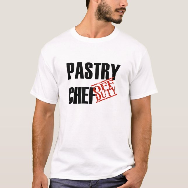 Camiseta Chef de repostería FUERA DE SERVICIO (Anverso)