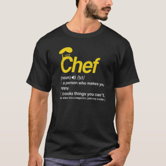 Camiseta Chef Definition Cook Cooking Chefs
