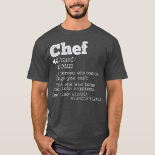 Camiseta Chef Definition Line Cooking Cooking Cook Sayings