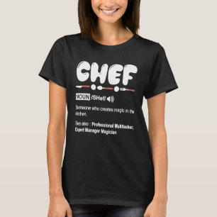 Camiseta Chef Definition T Shirt - Gracioso cocinero