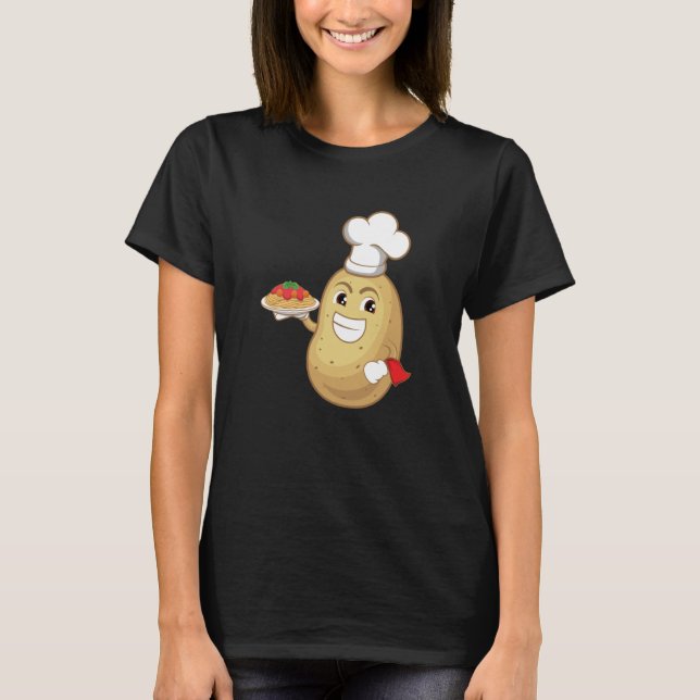 Camiseta Chef del Hobby del restaurante Potatoe Serving Spa (Anverso)