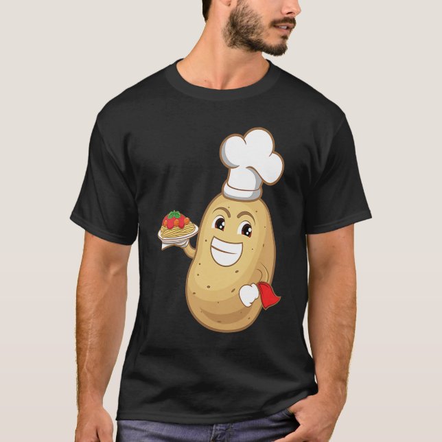 Camiseta Chef del Hobby del restaurante Potatoe Serving Spa (Anverso)