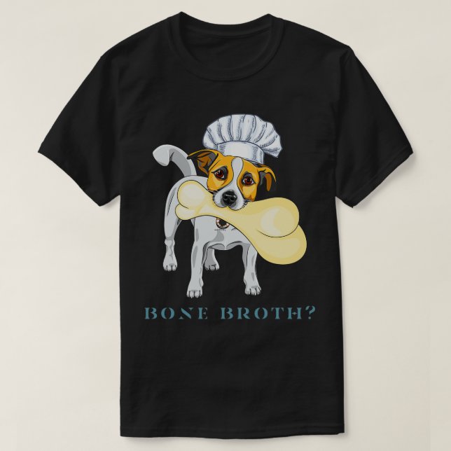 Camiseta Chef del perro de los huesos (Diseño del anverso)