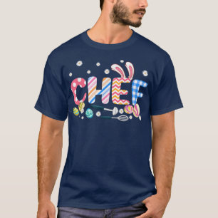 Camiseta Chef divertido conejito conejo huevos cazando día 