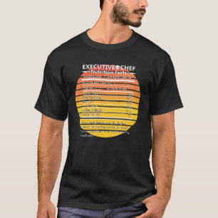 Camiseta Chef ejecutivo Cocina Cocina Cocina Cocina Gastron