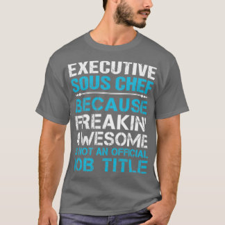Camiseta Chef Ejecutivo Sous Que Desnuda Impresionante Artí