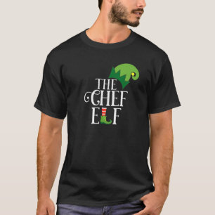 Camiseta Chef Elf Matching Family Group Navidades Fiesta Pa