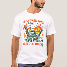 Camiseta Chef Esqueleto Picante