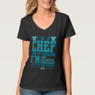 Camiseta Chef Funeroso Cocinando Chef Ejecutivo Sous Chef A